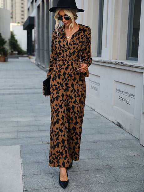 Buy SHEIN Clasi Allover Print Drop Shoulder Patched Pocket Shirt Jumpsuit Without Belt in Pakistan