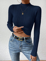 Buy SHEIN Essnce Fashionable Twist Knitted Top For Women in Pakistan