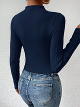 Buy SHEIN Essnce Fashionable Twist Knitted Top For Women in Pakistan