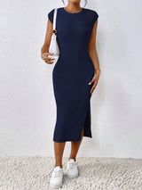 Buy SHEIN Frenchy Summer Leisure Side Split Slim Bodycon Dress in Pakistan