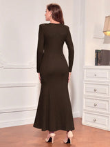 Buy SHEIN Modely Cut Out Front Mermaid Hem Dress in Pakistan