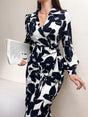Buy SHEIN Mulvari Women's Floral Print Lantern Sleeve Dress in Pakistan
