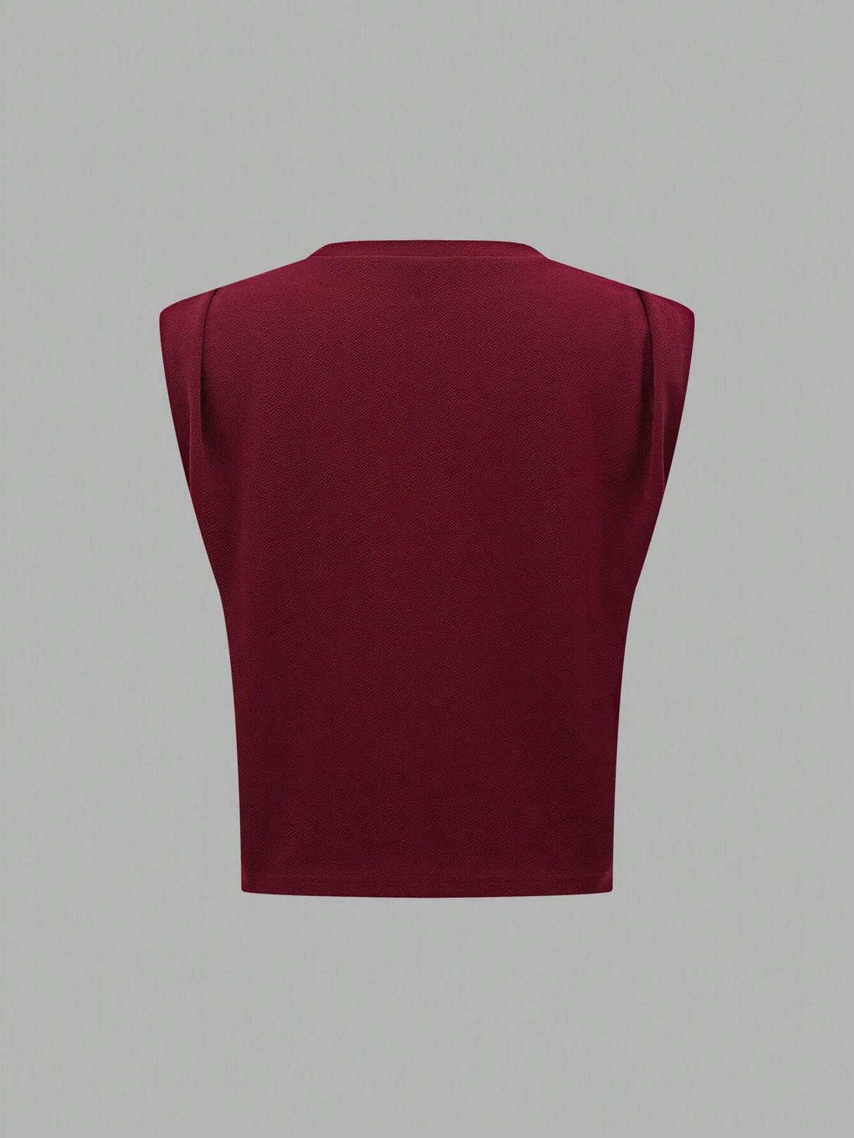 Buy SHEIN Prive Solid Color Twisted Knot Hem T-Shirt in Pakistan