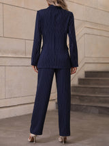 Buy SHEIN Privé Striped Print Blazer & Pants in Pakistan