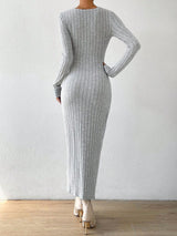 Buy SHEIN Priv̩ Women's Side Slit Twisted Knot Dress in Pakistan