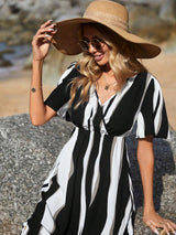 Buy SHEIN VCAY Women'S Colorblock Printed Summer Dress in Pakistan