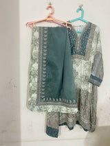 Ethnc | Women Branded Kurta | Medium | Green | Preloved
