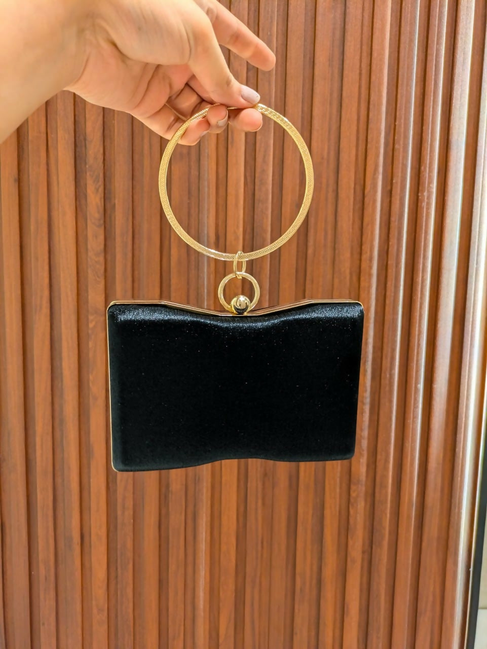 Midnight Black Clutch | Women Bags | Clutches | Small | Brand New