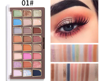Buy Missrose Rose 24-Color Eyeshadow PAN in Pakistan
