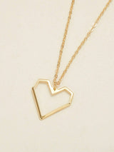 Buy Shein Heart Decor Necklace in Pakistan
