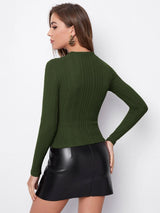 Buy Shein Solid Fitted Tee in Pakistan