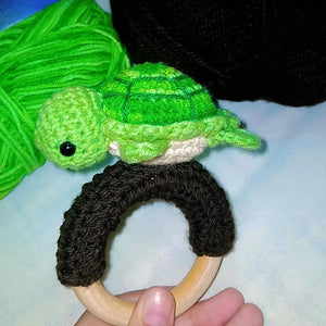 Pashforfashpk | Crochet Turtle Rattle | Handmade | New