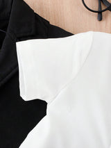 Buy SHEIN Souflis Baby Boy Bow Front Shirt & Shorts & Tee in Pakistan