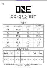 One | Coord Set | Women Tops & Shirts | Small | Brand New