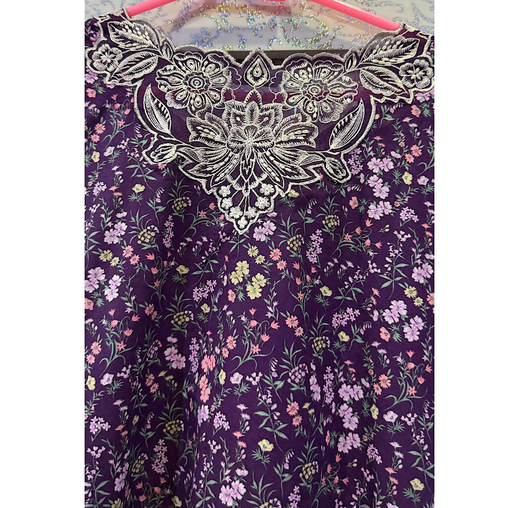 Sapphire | Women Branded Kurta | Purple Kurta | Large | New