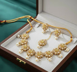 Flower Pearl Drop Necklace Set-00020 | Women Jewelry | Wedding Jewelry & Sets | Brand New
