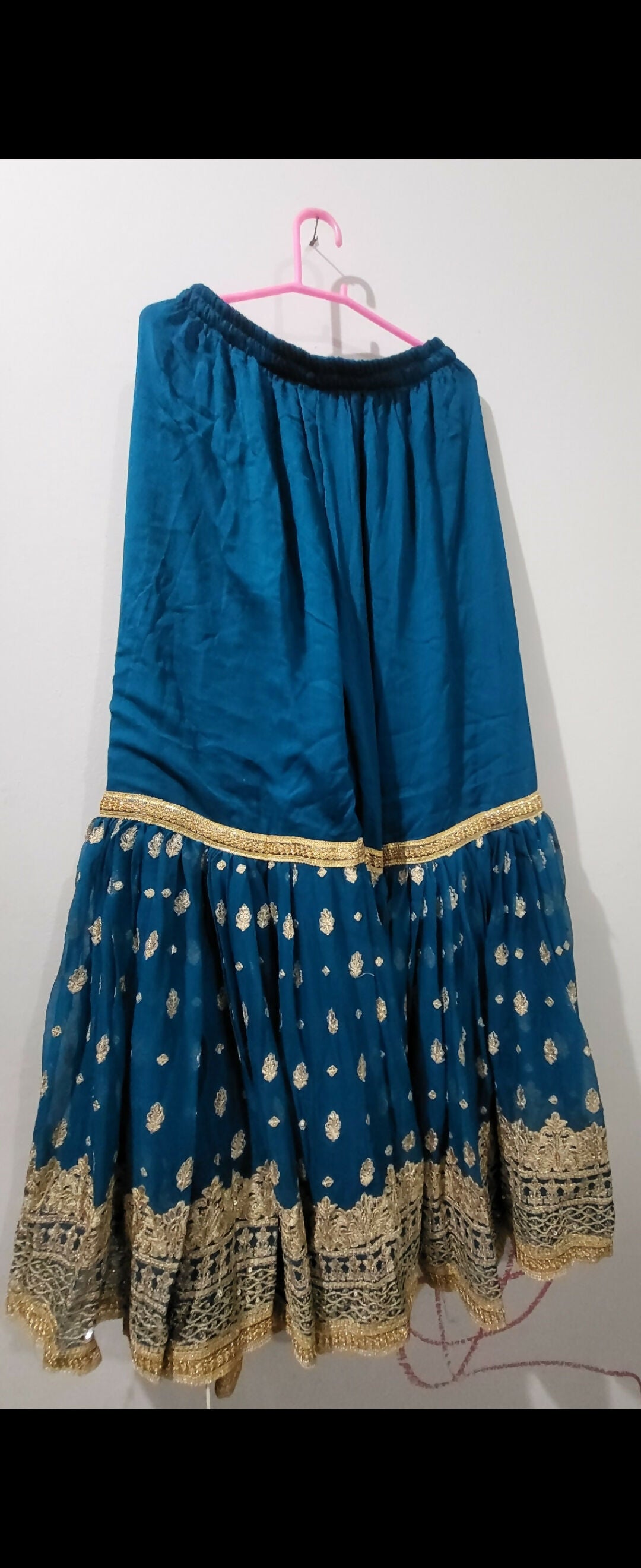 Sharara Set | Women Locally Made Formals | Medium | Worn Once