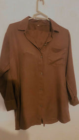 Western Brown Coord | Women Tops & Shirts | Medium | Preloved