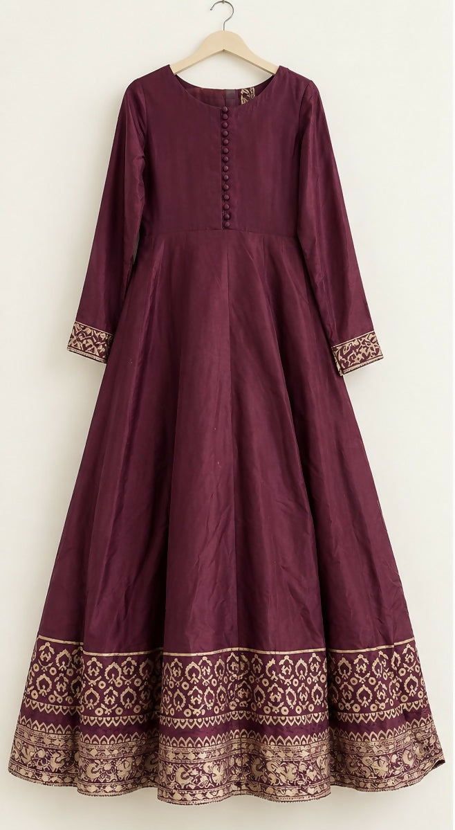 Sheminas | Women Frocks & Maxis | Maroon | Medium | Worn Once