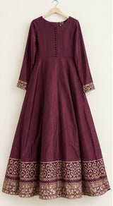 Sheminas | Women Frocks & Maxis | Maroon | Medium | Worn Once