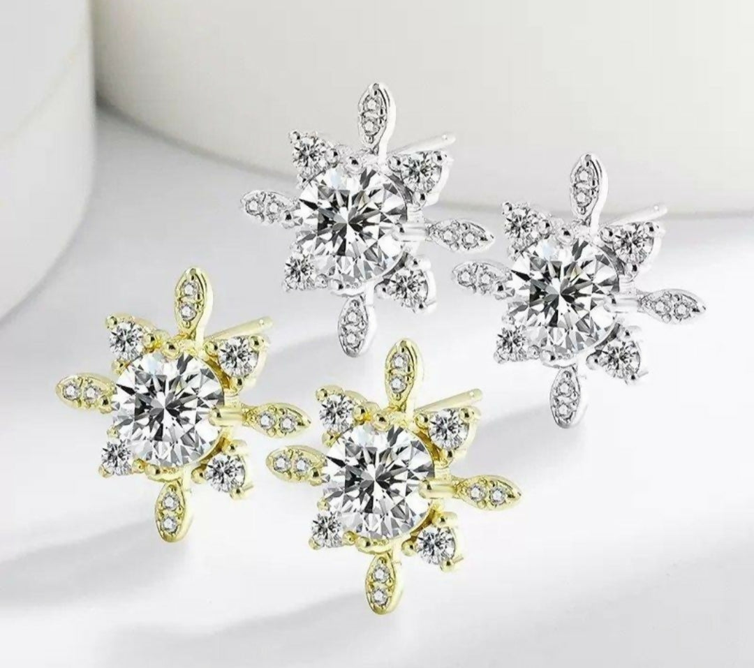 Round Flower Tops-00482 | Women Jewelry | Earrings | Brand New