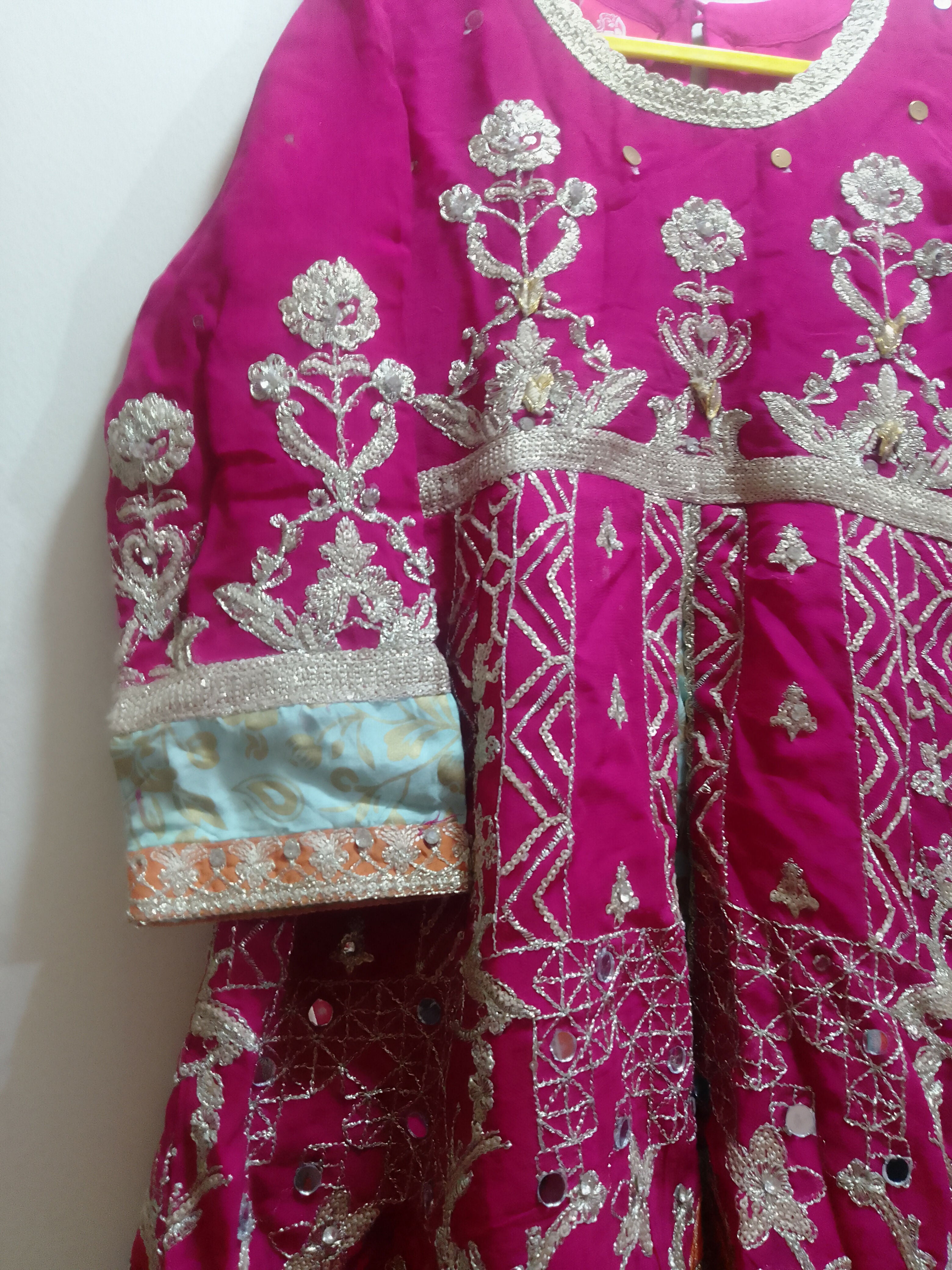 3 PC Double Frok | Girls Shalwar Kameez | Preloved