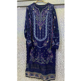 Fully Embroidered 3PC Dress | Women Locally Made Kurta | Blue Kurta | Medium | Worn Once