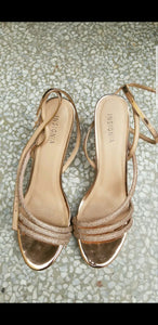 Insignia | Golden Heels | Women Shoes | Size: 40 | Worn Once