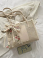 Buy Trendy Lightweight,Casual Bow Decor Straw Bag For Teen Girls Women College Students Perfect For College in Pakistan