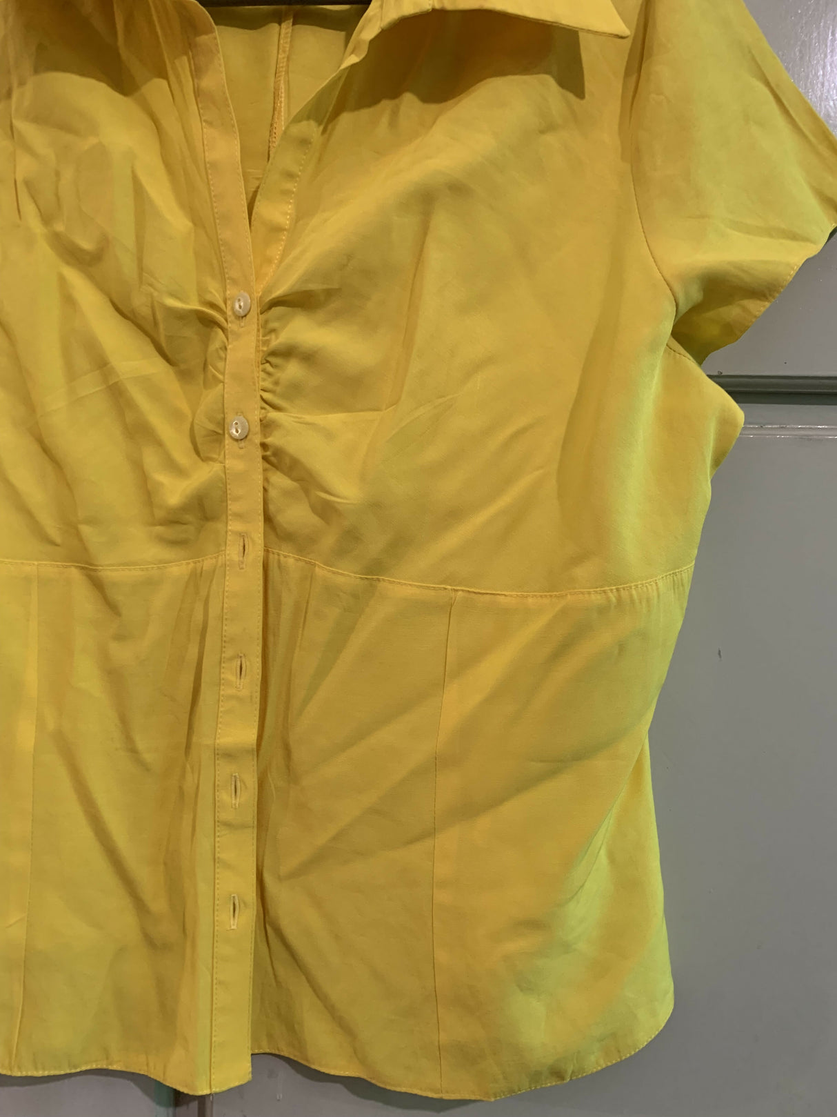 Yellow Button Down Shirt | Women Tops & Shirts | Small | New