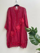 Pink Kurta| Women Locally Made Formals | Medium | Preloved