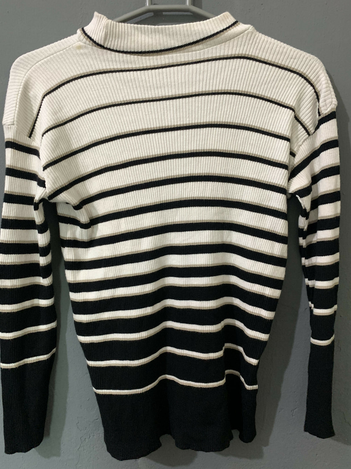 Girls Blacka & Whte Stripe Shirt | Kids | Girls Tops & Shirts | Size: 3 to 4 Yrs | Preloved