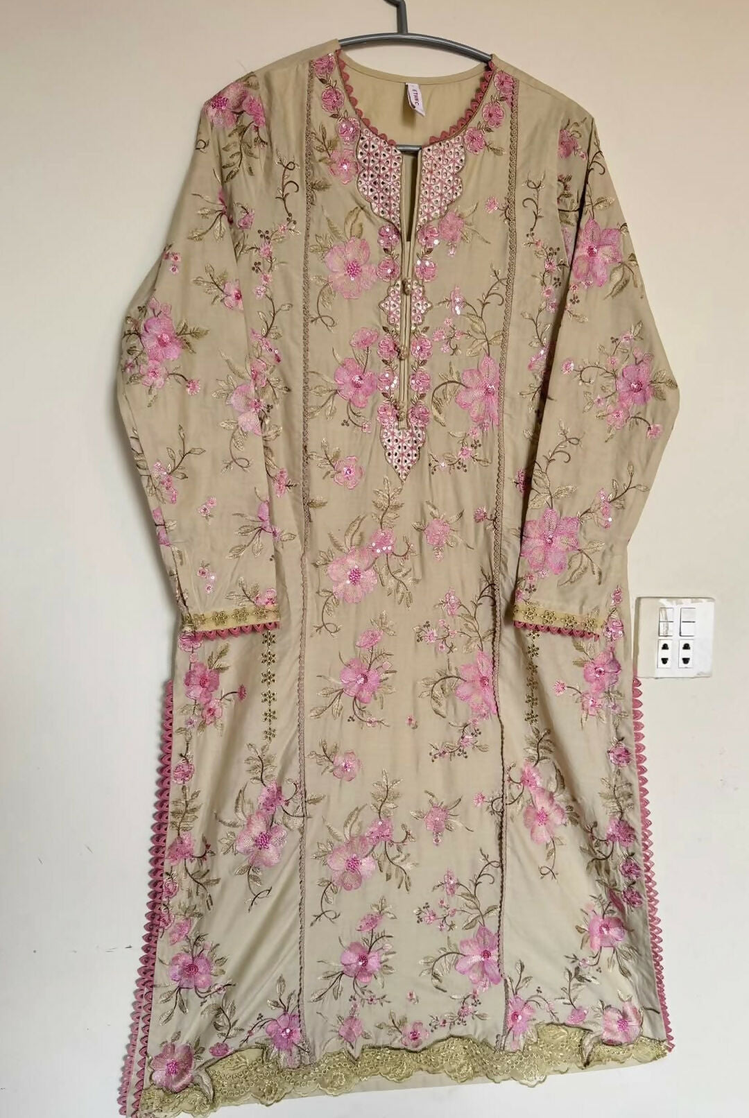 Ethnc | Women Branded Kurta | Small | Lemon Yellow Kurta | Worn Once