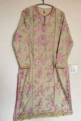 Ethnc | Women Branded Kurta | Small | Lemon Yellow Kurta | Worn Once