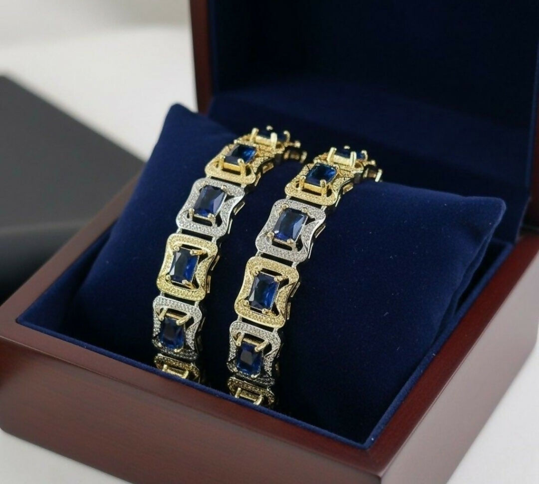 Rectangle Stone Bangle Set-00004 | Women Jewelry | Bangles/Bracelets | Brand New