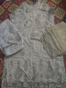 Beautiful 3 PC Suit | Women Locally Made Formals | X Large | Worn Once