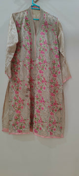 Off White Shirt | Women Locally Made Kurta | Large | Preloved