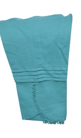 Bareeze |Turquoise Lawn Karandi Shirt Trouser | Women Branded Shirt Trouser | Size Medium | Worn Once