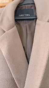 Long Coat | Women Sweaters & Jackets | Beige | Small | Worn Once