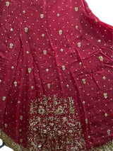 Royal Bridal Ensemble | Red Bridal Sharara | Women Bridals | Medium to Large | Worn Once