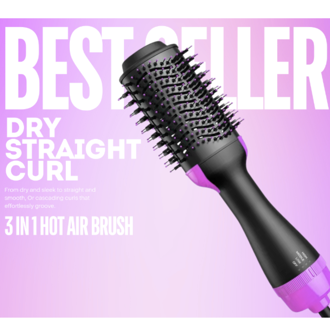One Step Hot Air Brush (Dryer + Styler) | Hair Beauty | Brand New