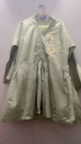 Sana Safinaz | Women Branded Kurta | Large | Green | Preloved