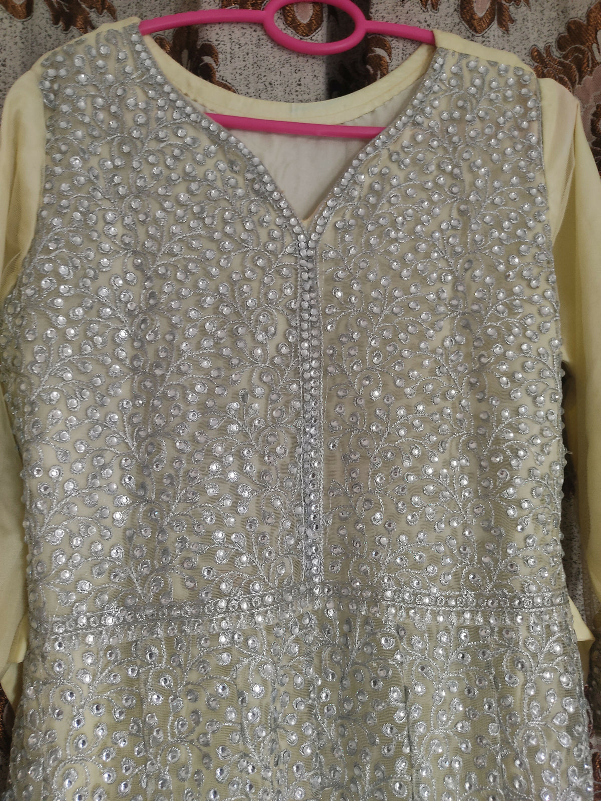 Lemon Yellow Maxi | Women Frocks & Maxis | Small | Preloved