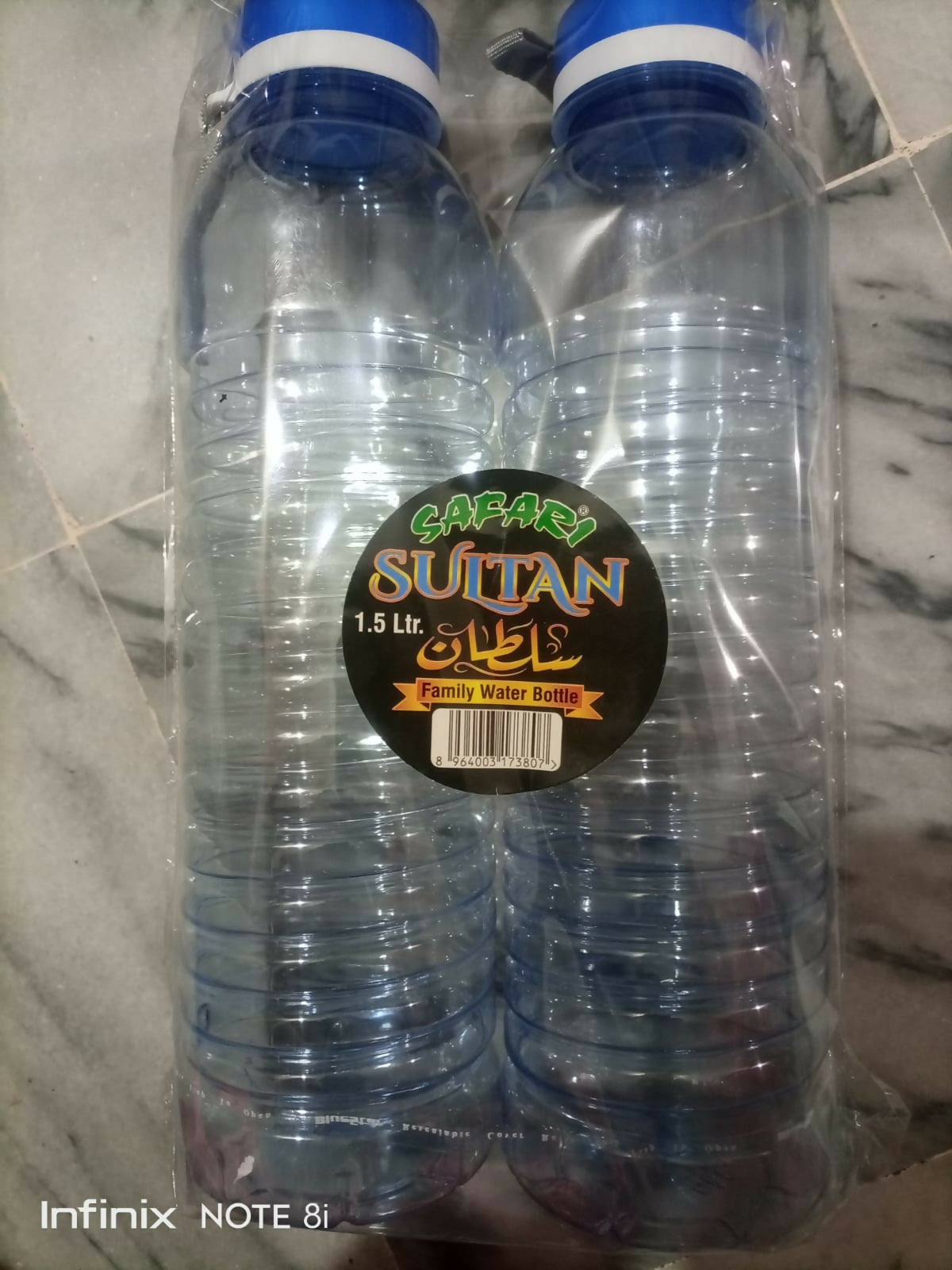 Pack of 2 Safari sultan water Bottles | For Your Home | Kitchen | Brand New with Tags