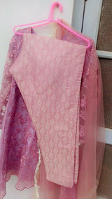 Light Purple Floral Dress | Women Locally Made Formals | Medium | Preloved