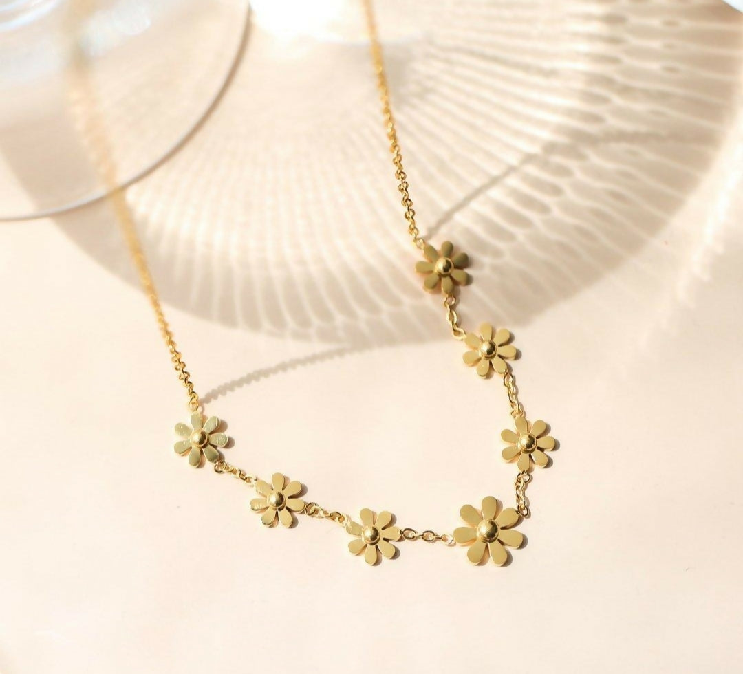 Flower Stainless Steel Necklace-284 | Women Jewelry | Necklaces & Pendants | Brand New