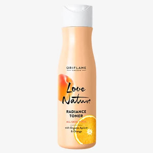 Oriflame | Love Nature Radiance Toner with Organic Apricot & Orange | Women Beauty Skincare | Brand New