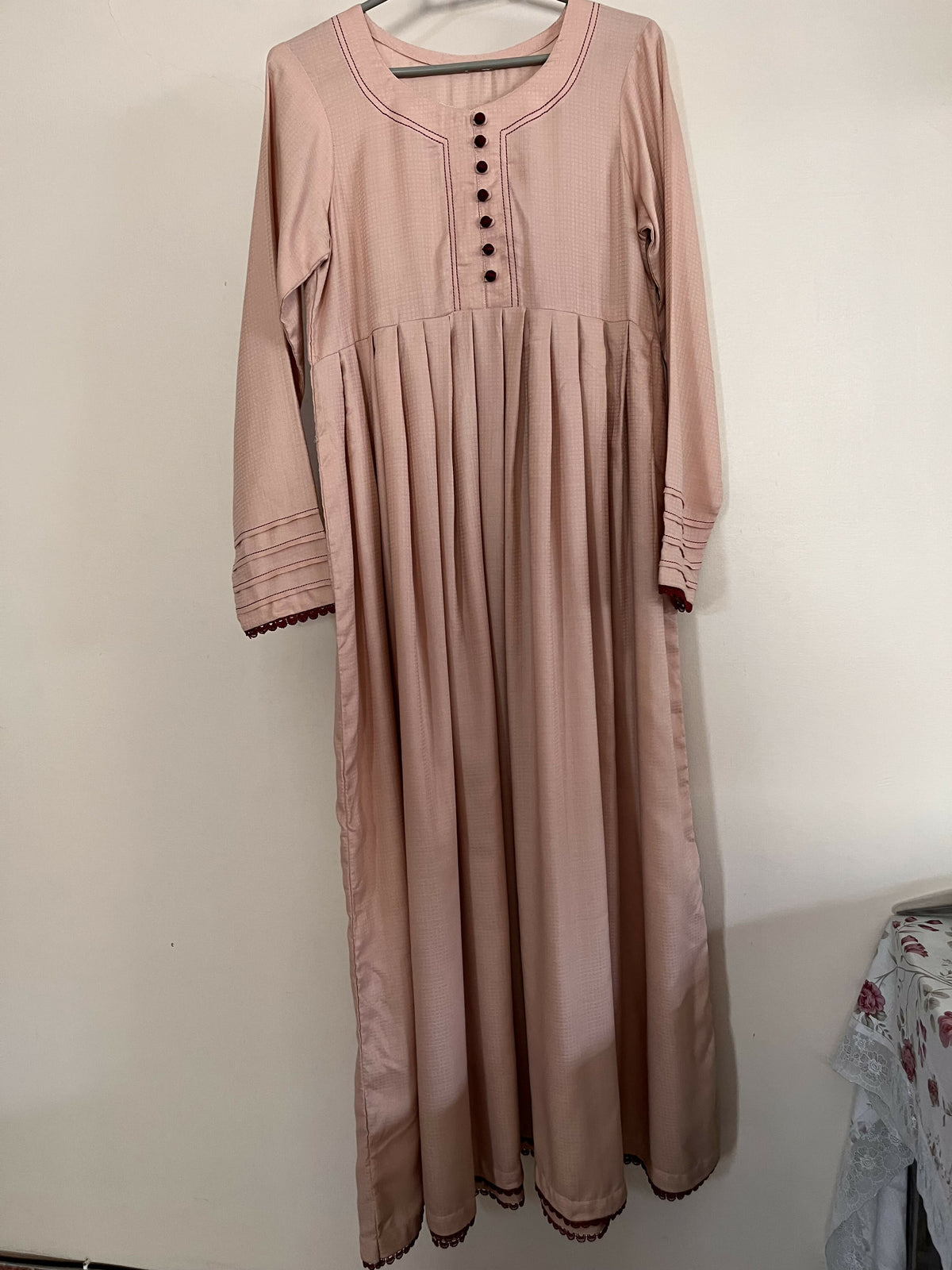 Tea Pink Maxi | Women Frocks & Maxis | Small | New
