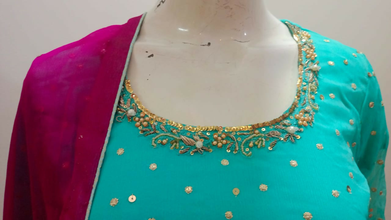 Stylish Fancy Suit | Women Locally Made Formals | Preloved