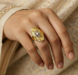 Golden Ring Adjustable-00069 | Women Jewelry | Rings | Brand New